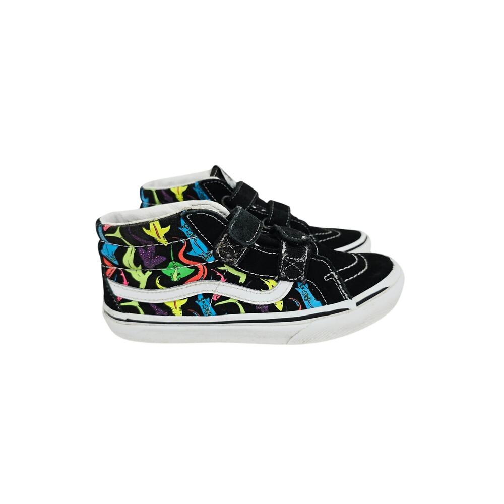 VANS Kid's Sharks Hi-Top Sneakers Shoes 2.5